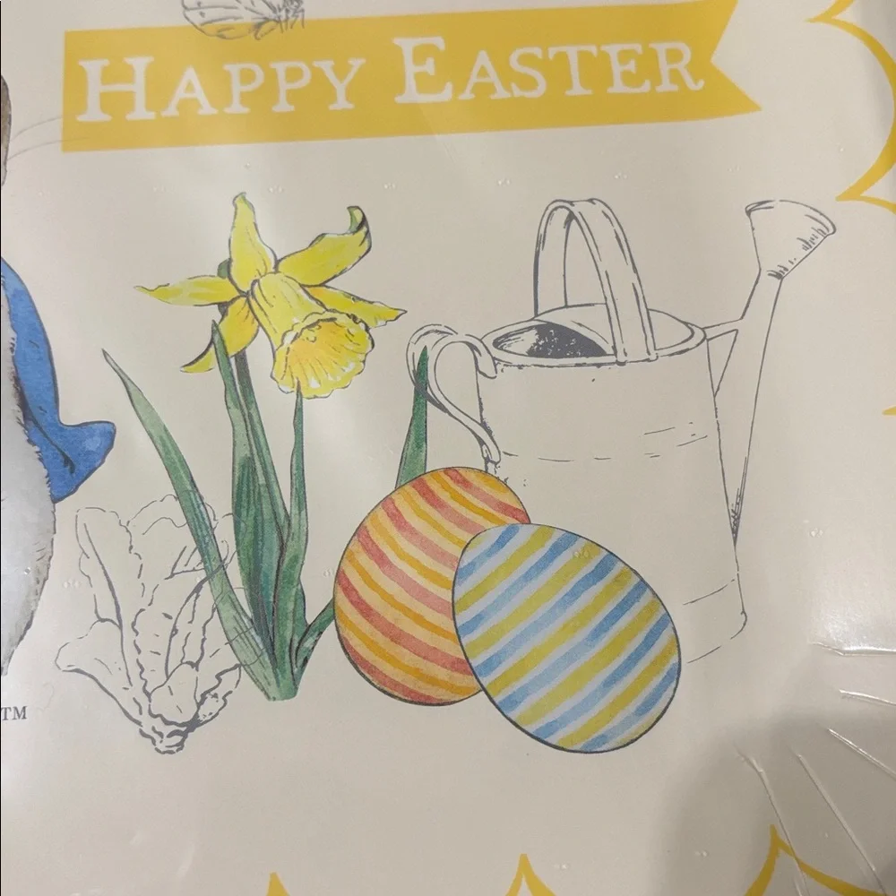 NIP! MERI MERI Beatrix Potter PETER RABBIT EASTER Disposable PAPER PLATES